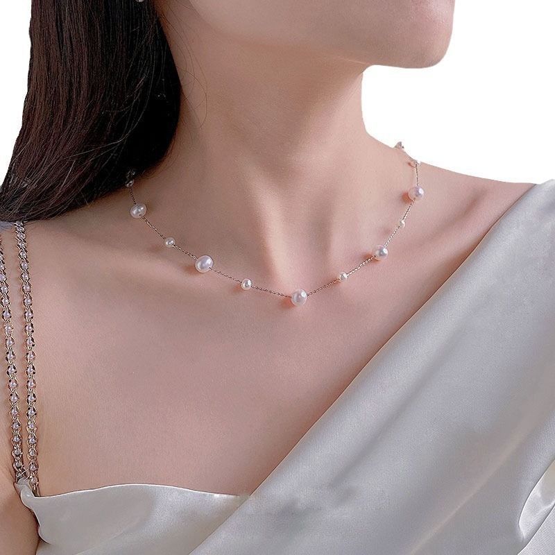 Women's Versatile Collarbone Simple Starry Y-shaped Tassel Necklace