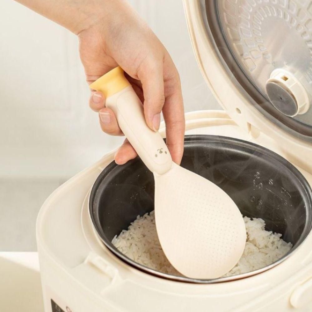 Přísavka Stojací lžíce na rýži Zahuštěná rýžová lopata Nové kuchyňské pomůcky na lžičku na rýži s přilnavým povrchem