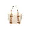 Maeve Classic Color Block Logo Commuter Fashion Design Tote Bag Women Tote Bags Beige Brown 30T2G5VT3C-817