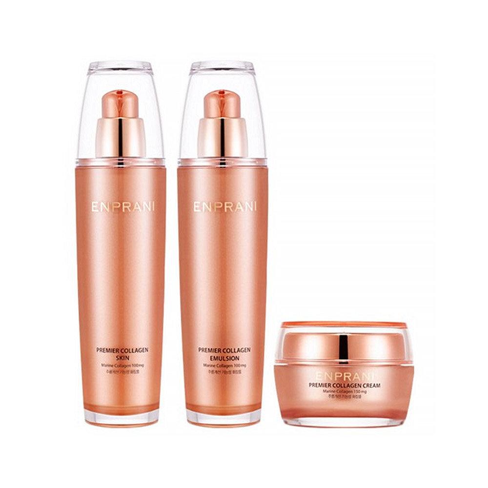 ENPRANI Premier Collagen Skincare 3-piece Set (Skin + Emulsion + Cream)