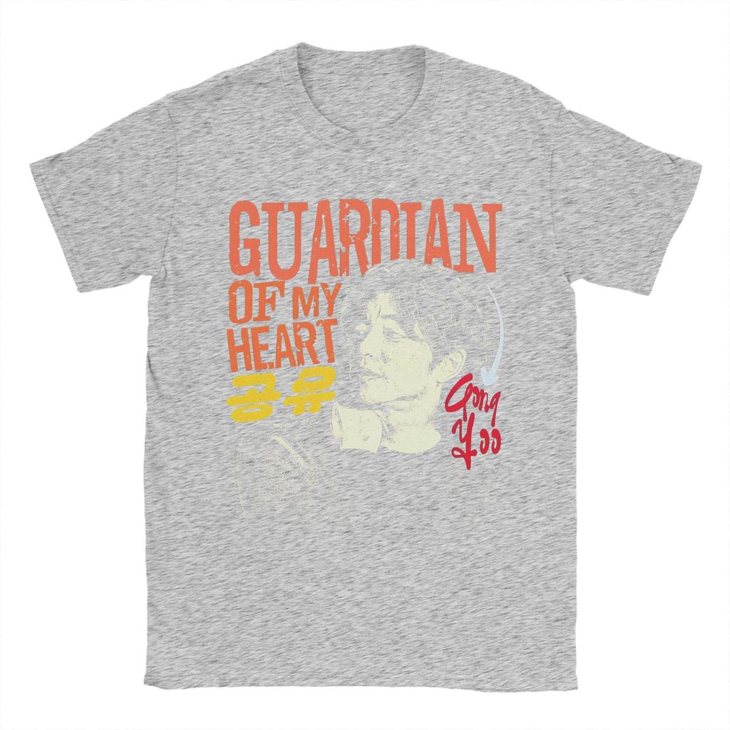 Funny Guardian of My Heart Gong Yoo  T Shirt Men Round Neck Short Sleeve Tops Shirts  Cotton Summer TopsTops