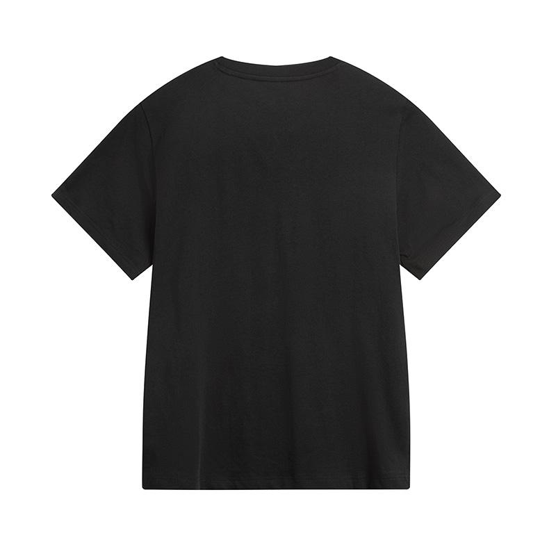 Puma Essential No. 1 Logo Sports Casual American Letter Short Sleeve T-Shirt Unisex Tops Black 689312-56