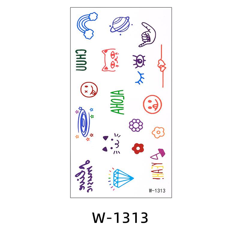 Tattoo Stickers Waterproof And Sweat-Proof Valentine'S Day Temporary Disposable Tattoo Stickers Cute