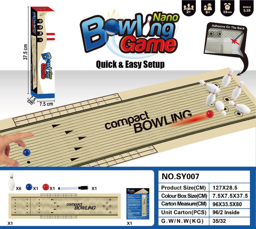 Gioco da Tavolo Educativo per Bambini Elite Sportz: Bowling da Curling Giocattolo da Interno