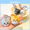 Charmantes PVC-Katzenfisch-Schlüsselanhänger Niedliche Cartoon-Stile Perfekt für Katzenliebhaber Geschenk