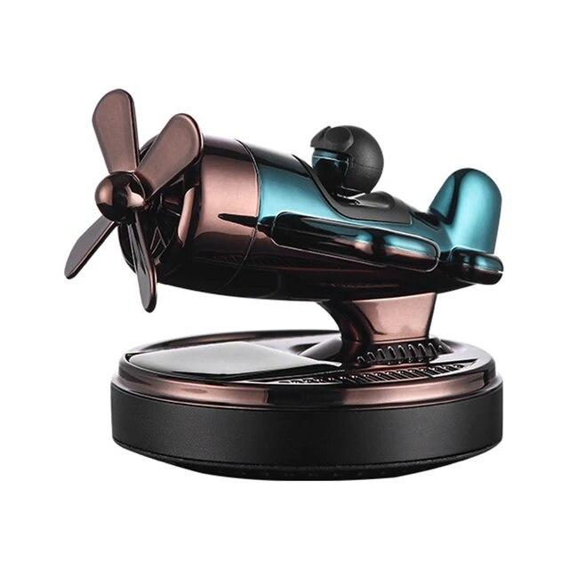 Diffusore per Auto ad Energia Solare in Metallo di Alta Qualità Regalo Profumo per Auto Solare Eliminatore di Odori per Interni Auto e Decorazione Domestica