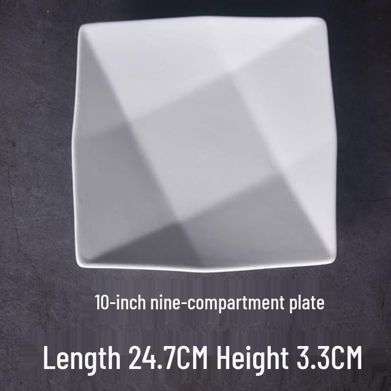 

ZISIZ Ceramic Divided Serving Plate