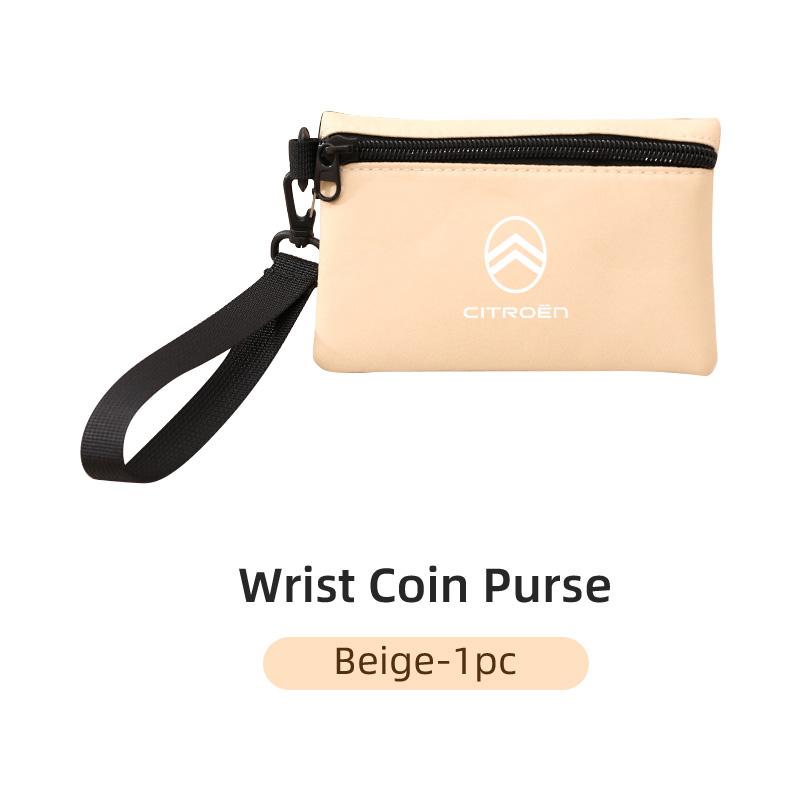 Car Logo ID Credit Bank Card Holder Wallet Small Money Case Wallet Coin Purse Card Bag For Citroen C4 C3 C5 C2 Celysee Berlingo