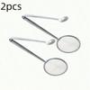 Stainless Steel Frying Oil Strainer,Heat Resistant, With Clip/Clamp Accessory,Fine Mesh Strainer For Frying, Draining Soup And Sauce