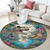 Dinosaur Round Area Rug,Carpet Rug for Living Room Bedroom Sofa Playroom Decor,Non-slip Floor Mat