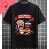 Retro Lets Watch Horror Movies Design Halloween Movie Lovers Graphic Tshirt Short Sleeve 100cotton Originality Casual Tshirt