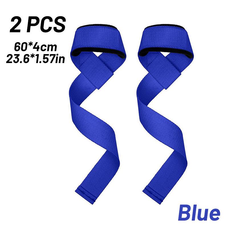 Sports Fitness Lifting Straps for Pull-Ups, Weightlifting Training Wrist Support, Deadlift Power Grip Barbell Straps, Anti-Slip Breathable, Pair