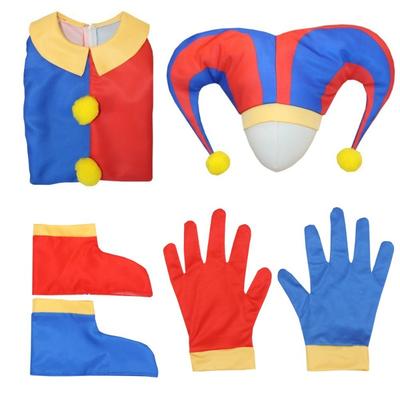 Magic Number Circus Pamney Clown Bodysuit Onesie Suit Cosplay Costume