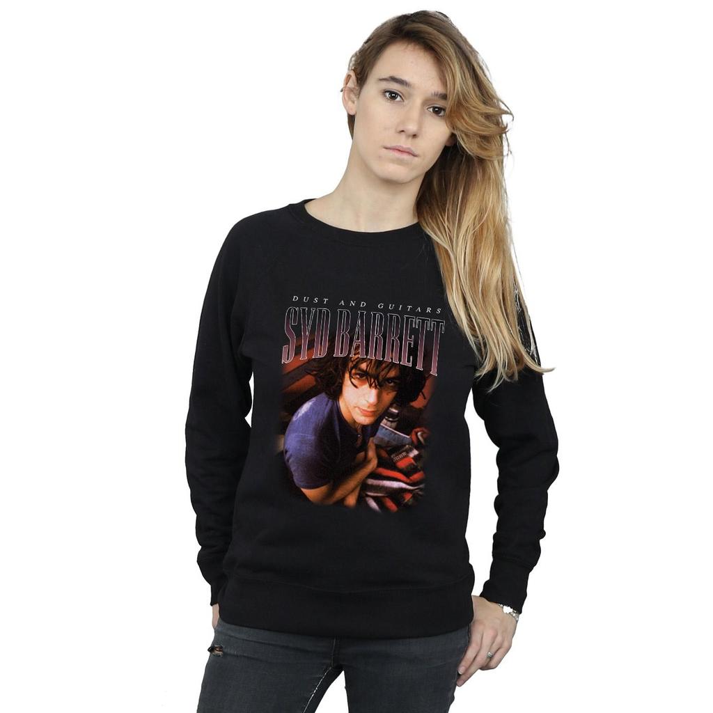 Syd Barrett Womens/Ladies Dust And Guitars Homage Sweatshirt
