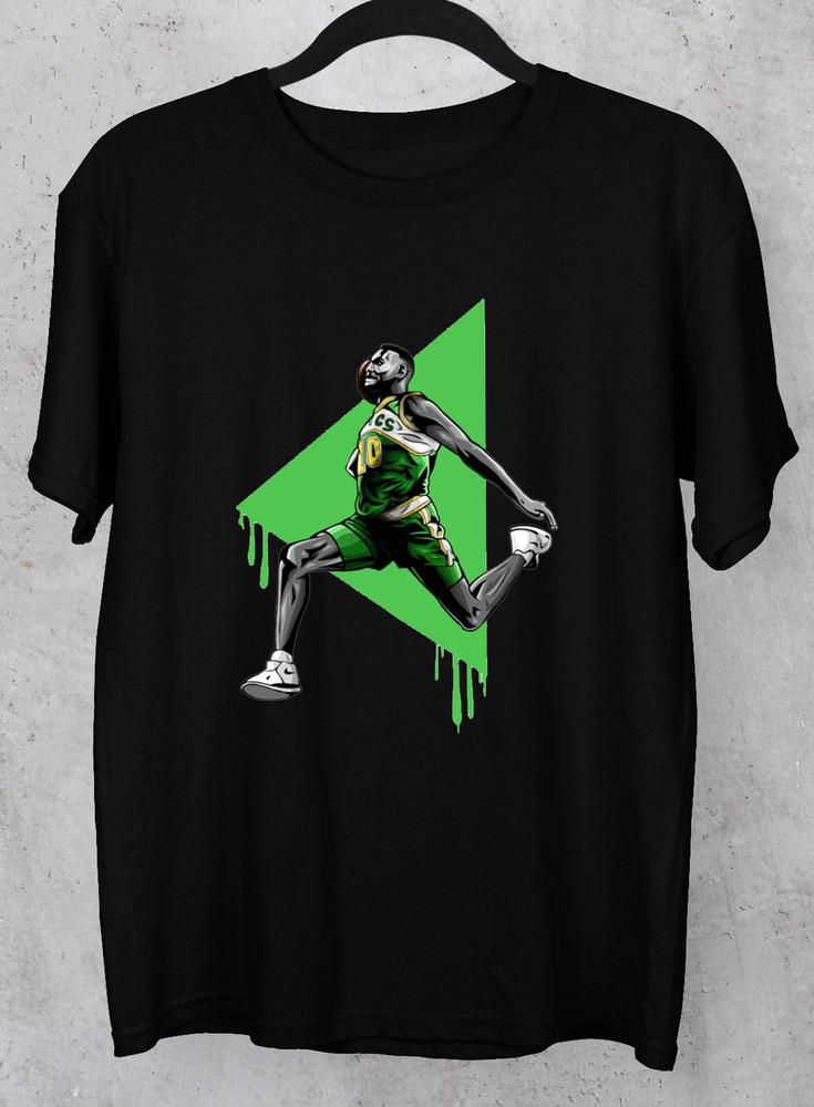 

Shawn Kemp Men T-shirt Black Short Sleeve All Sizes S to 5XL JJ4232 Unisex T-Shirt XXXXL