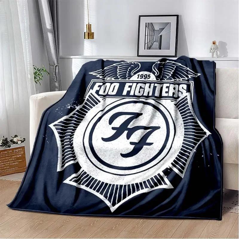 

Плед с логотипом Foo Fighters, Легкий Теплый Изоляционный Плед для Дивана Кровати Офиса Автомобиля, Плед для Коленей, Decke,couverture,stragulum# 75X95CM серый