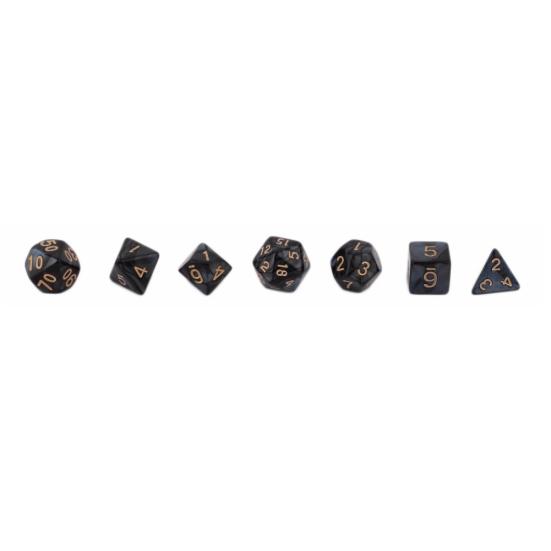 7Pcs KTV Party Multicolor Polyhedral Numbers Dice Table Board Game Supply Gift