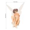 3Pcs DIY Fairy Garden Decor White Miniature Statue Cake Topper Ornament for Home Party Wedding Decoration