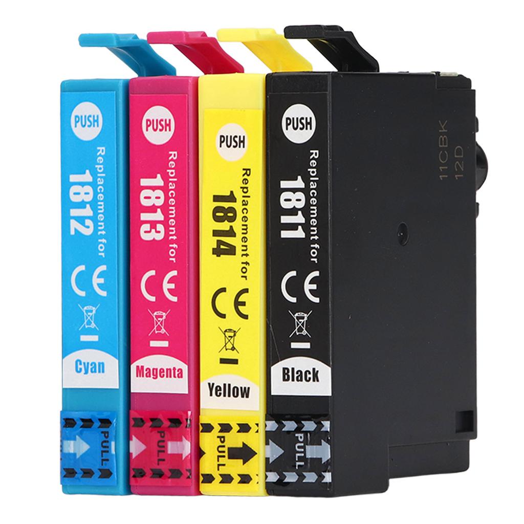4Pcs Ink Cartridges Compatible Refill Replacement 4 Colors BK C M Y for XP 30 102 202 205 302 305 402 405 Inkjet Printer