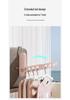 Portable Foldable Multi-Hole Clothes Hanger for Travel and Business Trips