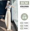 Ice Silk Wide-leg Pants Women's Summer Thin High-end Drape Narrow Version Straight Acetate Satin Pants