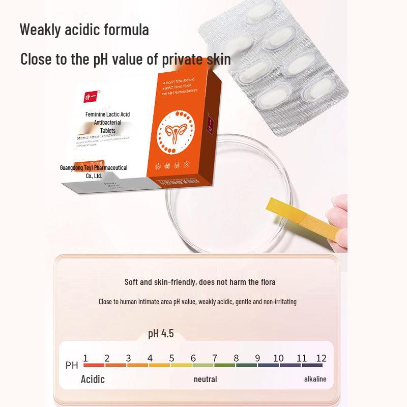 UOUO Women's Intimate Care Lactic Acid Tablets: Antibacterial, Nourishing, and Flora-Balancing Supplement