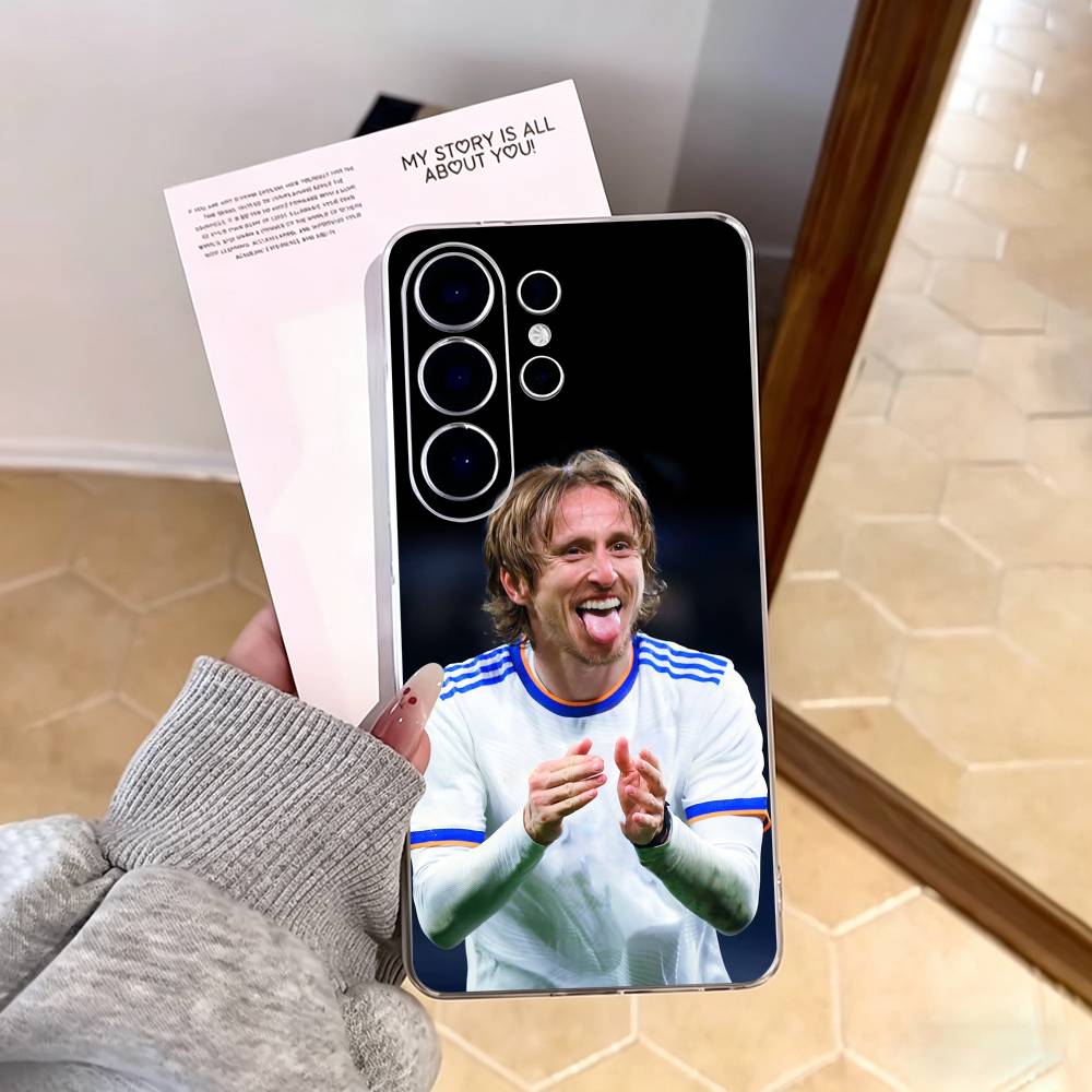 Etui na telefon Luka Modric do Samsung S25, S24, S21, S22, S23, S30, Ultra, S20, Plus, Fe, Note, 10, 9, 5G Przezroczyste Pokrowiec
