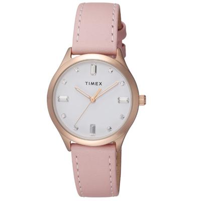 TIMEX Main Street Watch, Quartz Movement, 5 ATM Water Resistance, Mineral Glass, White Dial, Unisex, TW2V76600 [Authentic]