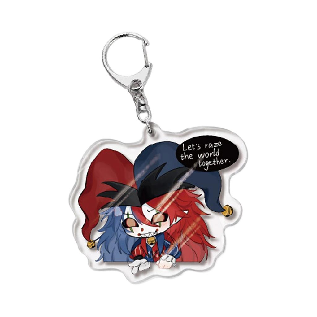 Chaveiro de Acrílico HD Anime Anime Freak Pingente Decorativo para Bolsa
