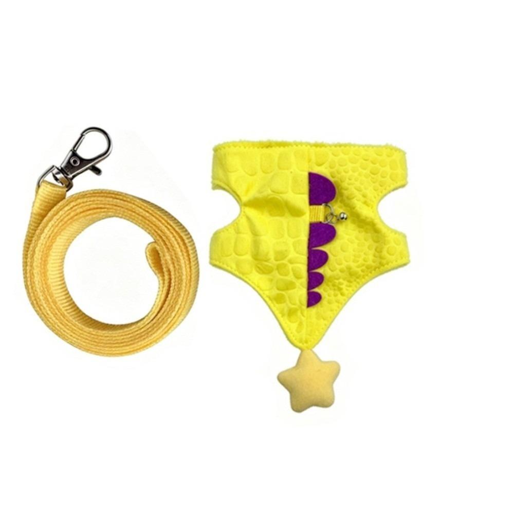 Adjustable Small Pet Harness Leash Cartoon Guinea Pig Safety Vest For Mice Guinea Pig Kittens