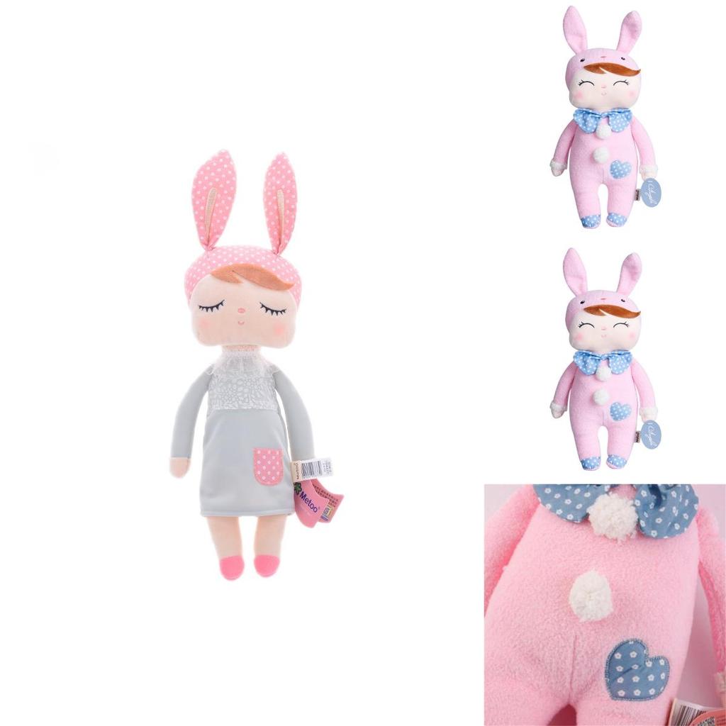 Metoo Angela Plush Toy Bunny Soft Stuffed Doll Perfect Gift For Kids And Home Decorations