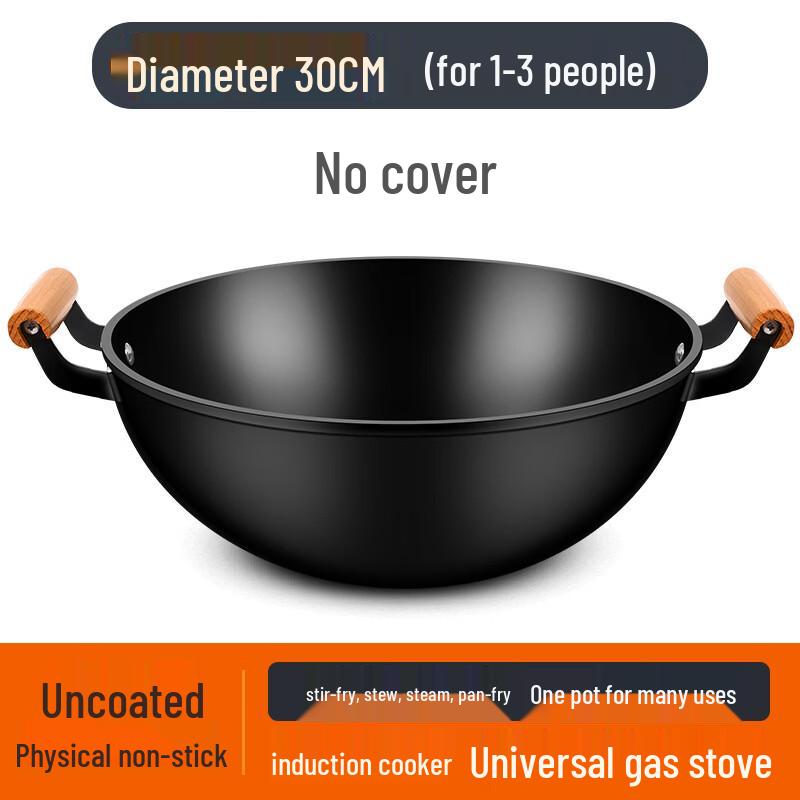 Zijin He s Traditional Thickened Iron Wok