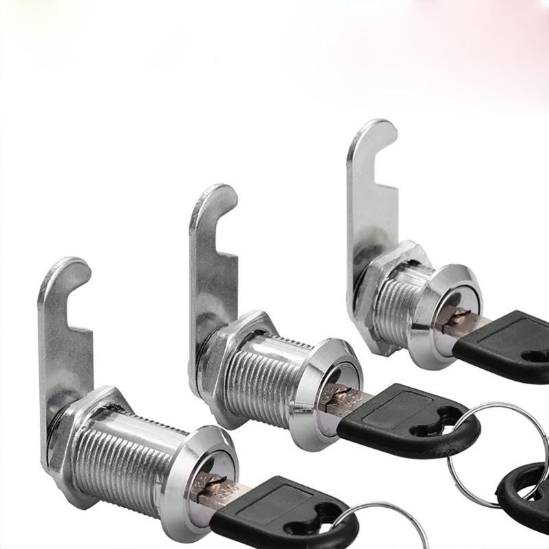 Letter Box Cam Cylinder Locks Zinc Alloy Drawer Locks with 2 Keys Cabinet Lock Security Furniture Locks Multi-size