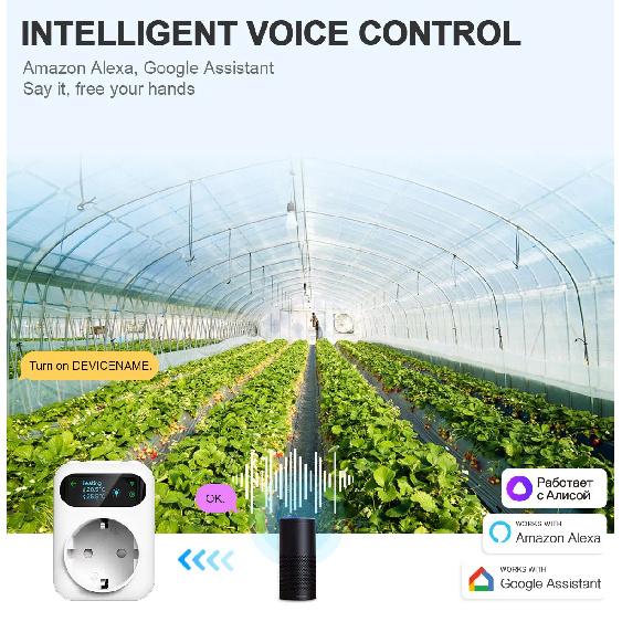 WiFi Tuya Socket Thermostat Plug 220V Digital Temperature Controller Remote Timer Switch Cooling Heating Outlet Alexa Google