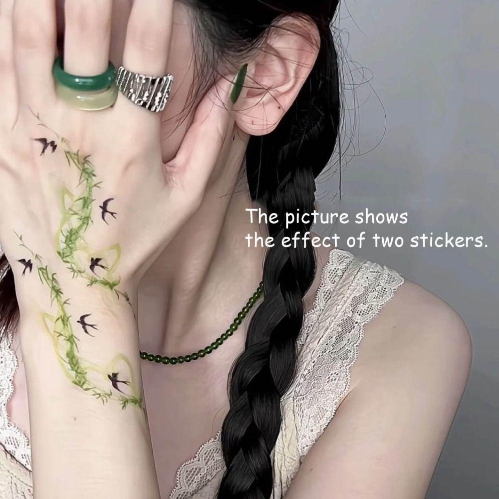20 Pcs Glitter Temporary Tattoos Butterfly Tattoo Sticker New Arm Tattoo  Women