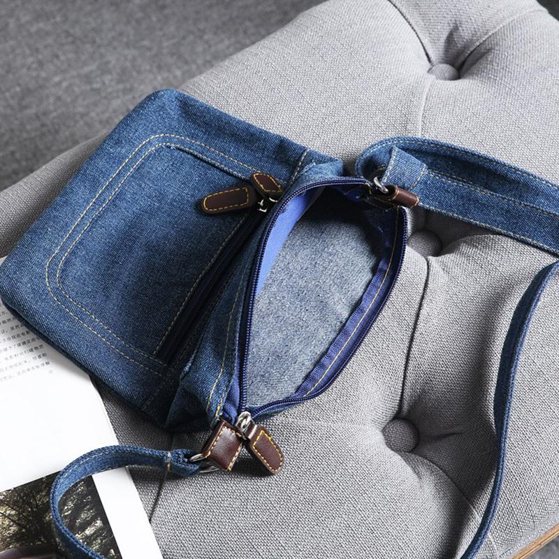 Fashi Denim Shoulder Bags Women Handbag Satchels Ladies Crossbody Bag Classical Female Travel Messenger Bag Cowboy Bags