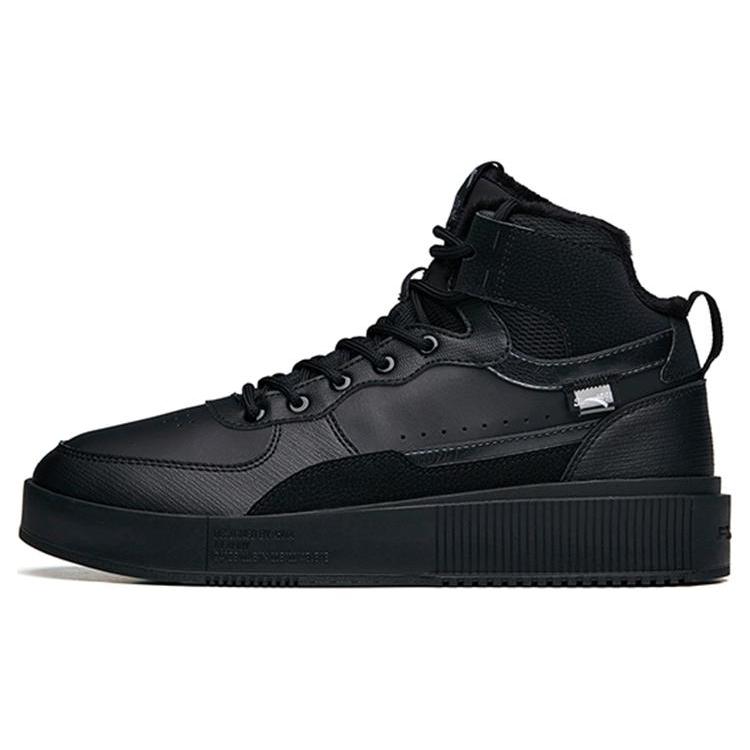 

Новые кеды Anta с высоким верхом для скейтборда, мужские, черные, 912148911-1 42