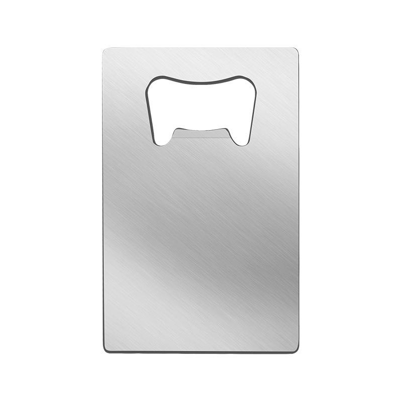 Plum Blossom Stainless Steel Card Opener: Bottle & Can Opener