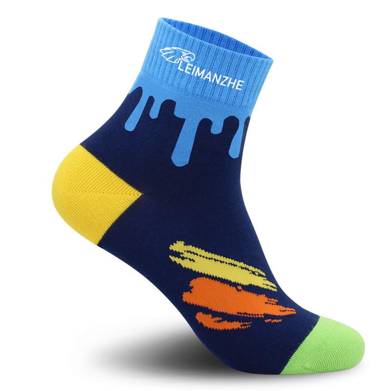LONGFEI Designer Custom Logo High Quality Socks Manufacturer Men's Women Fashion Cotton Crew School Sport Socks