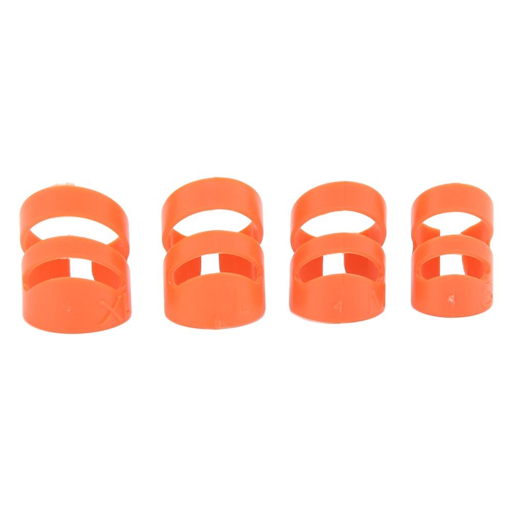 8PCS Multiple Sizes Fingertip Protector Adjustable Instrument Accessory Set  Stringed Instrument