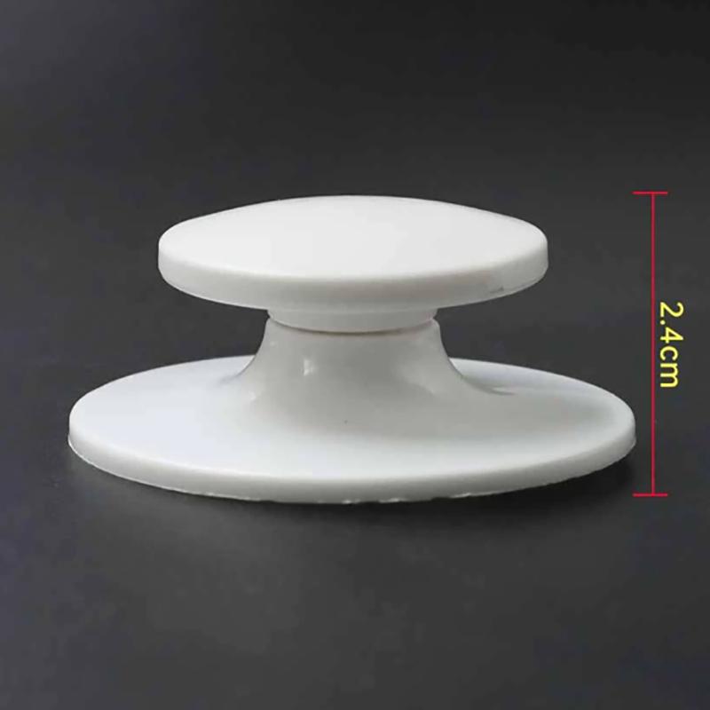 Universal Pot Lid Knob Plastic Replacement For Rice Cookers Cookware Heat Resistant Pan Top Hand-pulled Button Handle