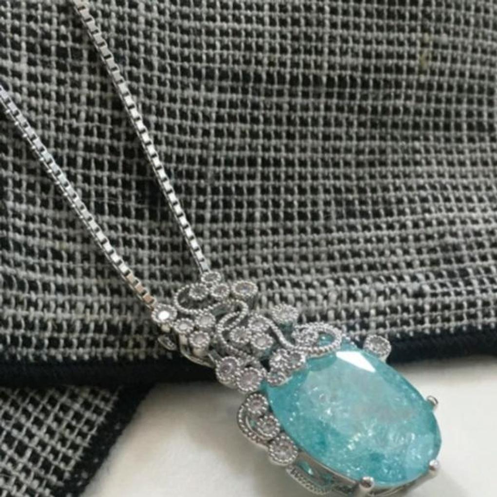 Atria Ice Cubic Lace Crystal Necklace JTOBAFR0023