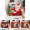 Cute Cartoon Character Throw Pillow Cover For Christmas Festive Home Dcor 45x45cm