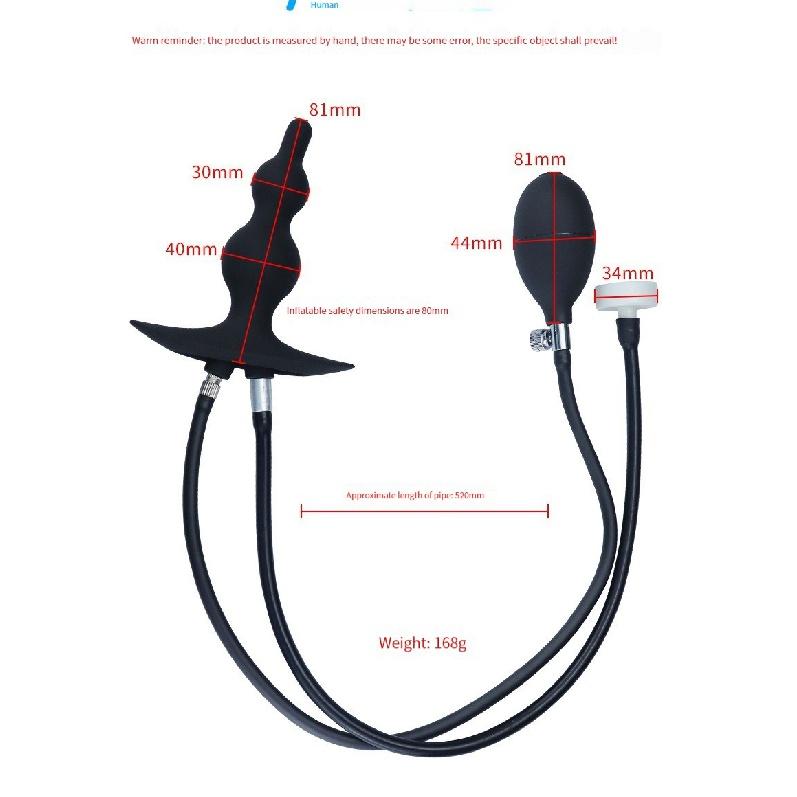 Wasserspray, aufblasbarer Analplug, Analeinlaufreiniger, Analexpander, Hinterhof, Zugperle, Analplug für Erwachsene, SM, alternativer Sex