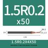 55-Degree Carbide Bull Nose End Mill with Wear-Resistant Coating for CNC Routers