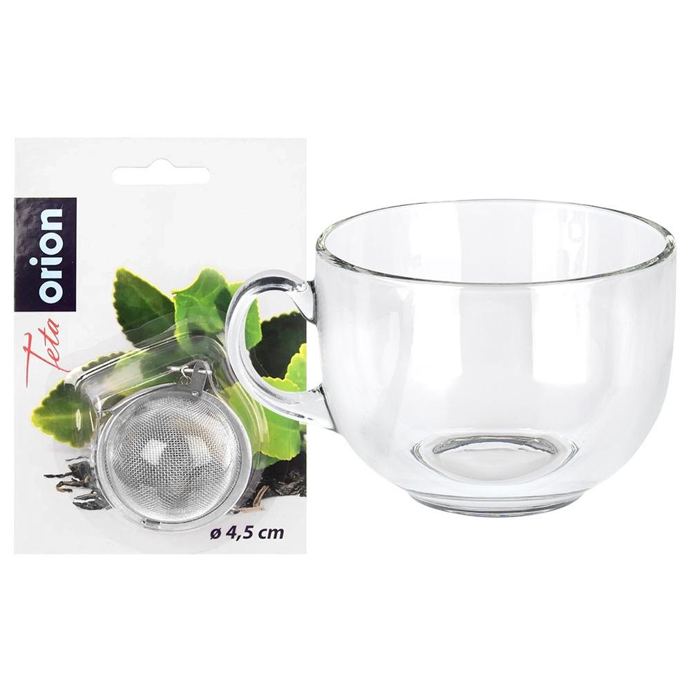 Coffee And Tea Glass With Strainer 650 Ml