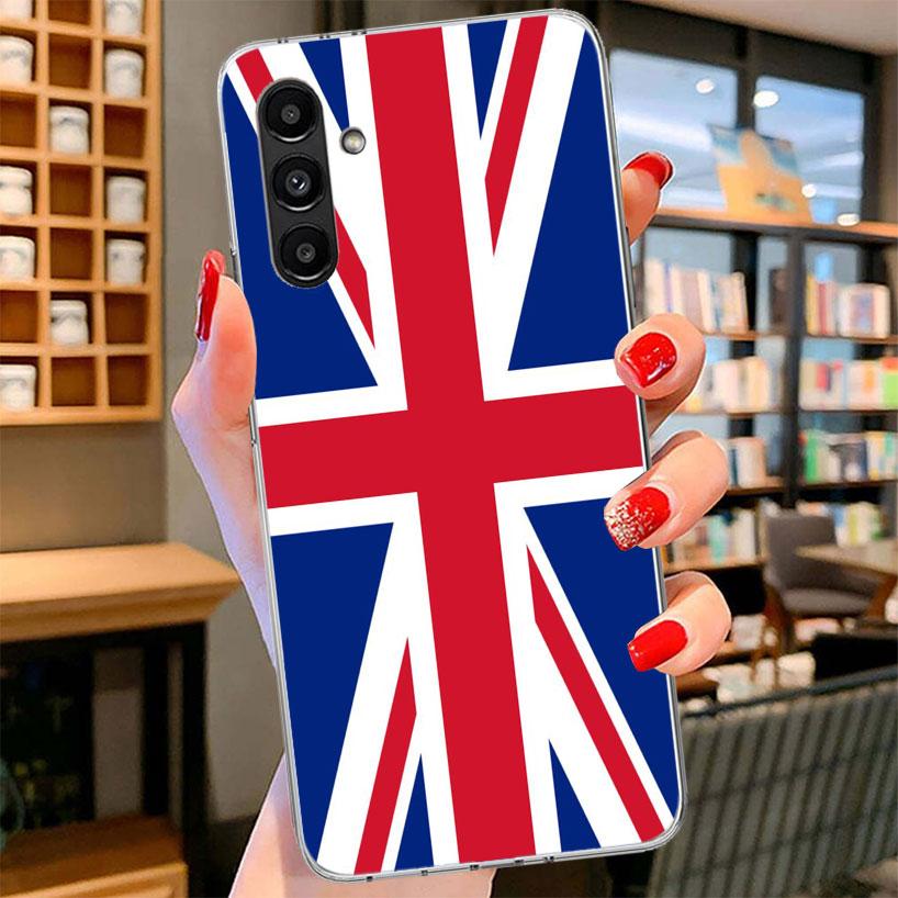 Union Jack England UK Flag Phone Case For Samsung Galaxy A17 A37 A57 A16 A26 A36 A56 A15 A25 A35 A55 A14 A24 A34 A54 A13 A23 A33