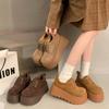 Spring New Thick-soled Lace-up Versatile Fashion Non-slip Small Casual Shoes Low-top Shoes Women's Shoes