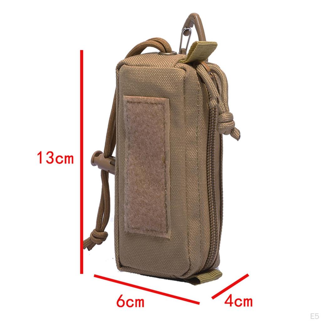 Compact Waist Zipper Closure Multi Functional 1000D Nylon Accessories Gear Utility Gadget Pouch Key