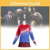 2 Addams Family Character Cosplay Dress Polyester Fabric Game Anime Play Role